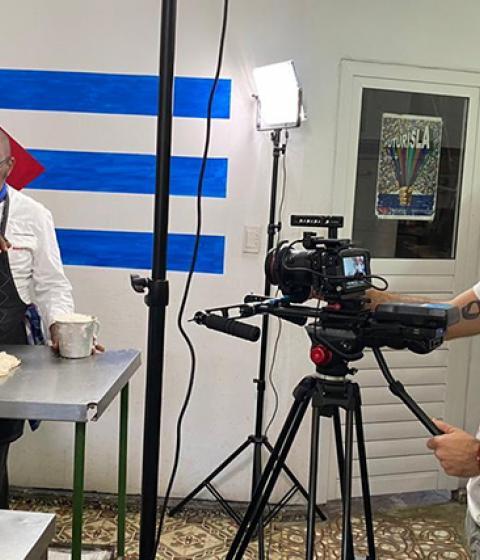 filming for Virtual Havana class