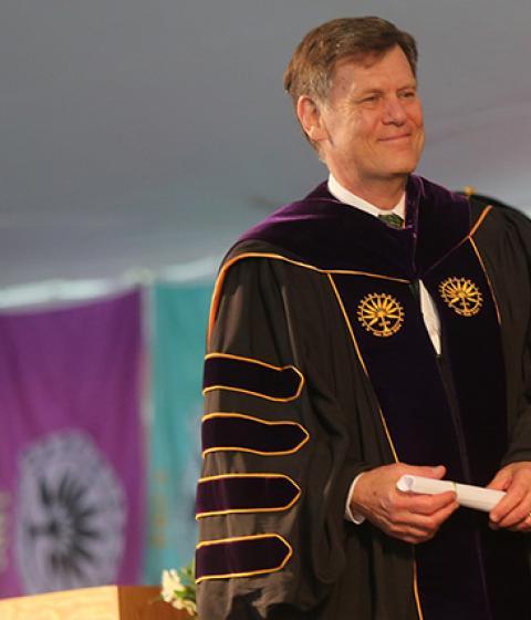Hampshire College President Jonathan Lash