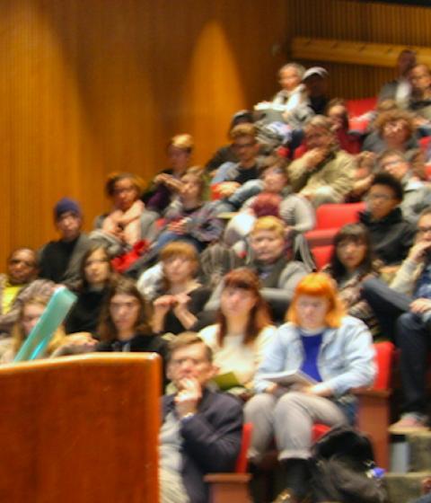 lecture hall audience