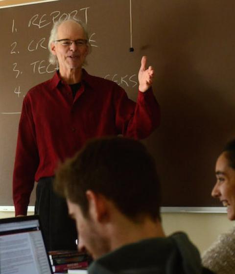 Jim Miller's students are amassing an online archive documenting the history of media, from radios to the Internet to Wi-Fi, that have shaped the evolution of the modern automobile. 