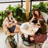 Students studying together in the Kern Center