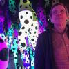 Peter Kallock at Yoyoi Kusama installation "Love is Calling"